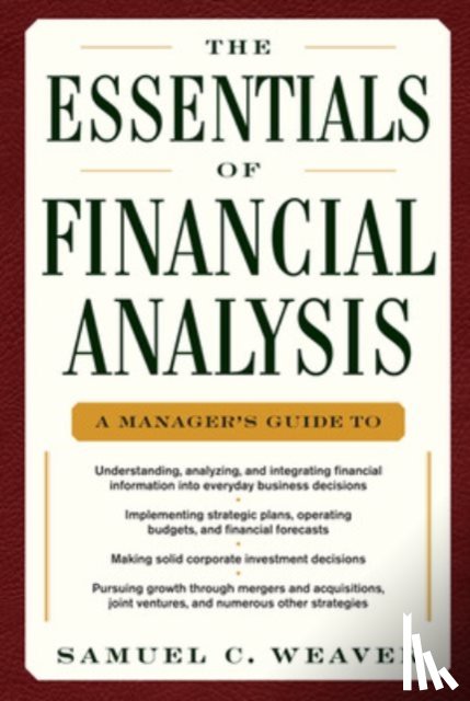 Weaver, Samuel - The Essentials of Financial Analysis