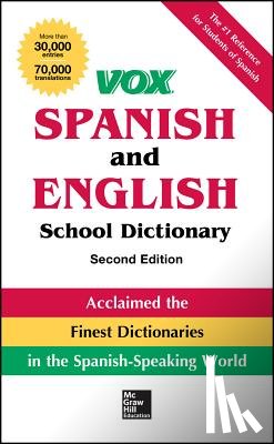 Vox - Vox Spanish and English School Dictionary, Paperback, 2nd Edition