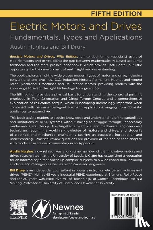 Hughes, Austin (Department of Electrical and Electronic Engineering, Drury, Bill (Independent Consultant in Power Electronics) - Electric Motors and Drives