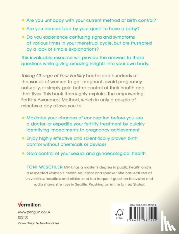 Weschler, Toni - Taking Charge Of Your Fertility