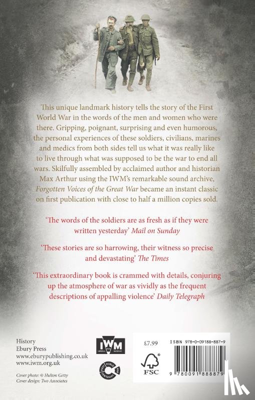 Arthur, Max - Forgotten Voices Of The Great War