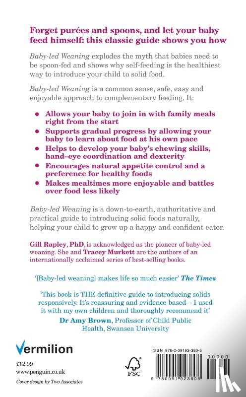 Rapley, Gill, Murkett, Tracey - Baby-led Weaning