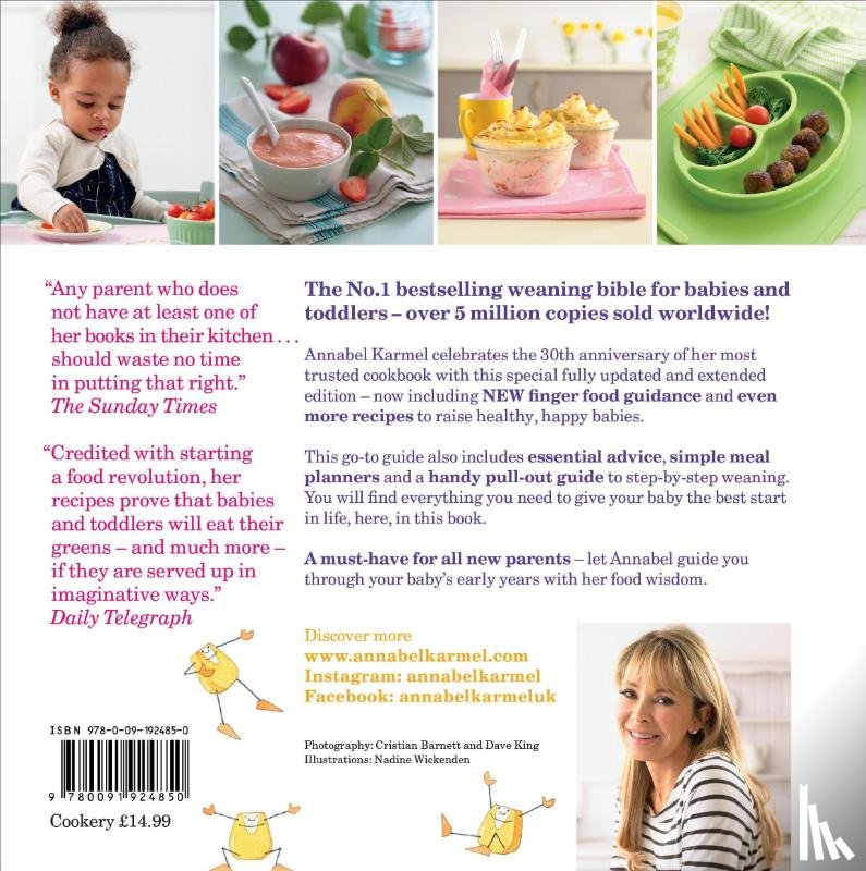 Karmel, Annabel - Annabel Karmel’s New Complete Baby & Toddler Meal Planner: No.1 Bestseller with new finger food guidance & recipes