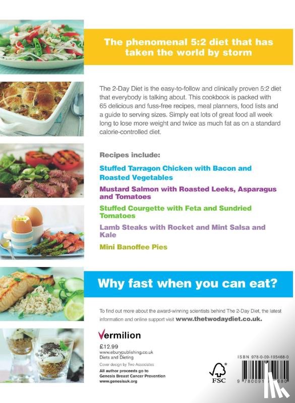 Harvie, Dr Michelle, Howell, Professor Tony - The 2-Day Diet Cookbook