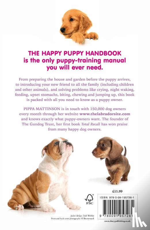 Mattinson, Pippa - The Happy Puppy Handbook