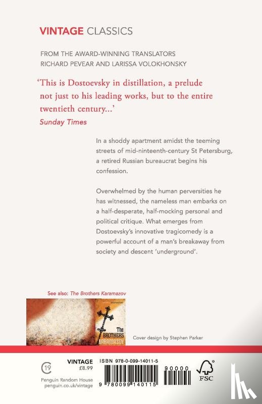 Dostoevsky, Fyodor - Notes From Underground