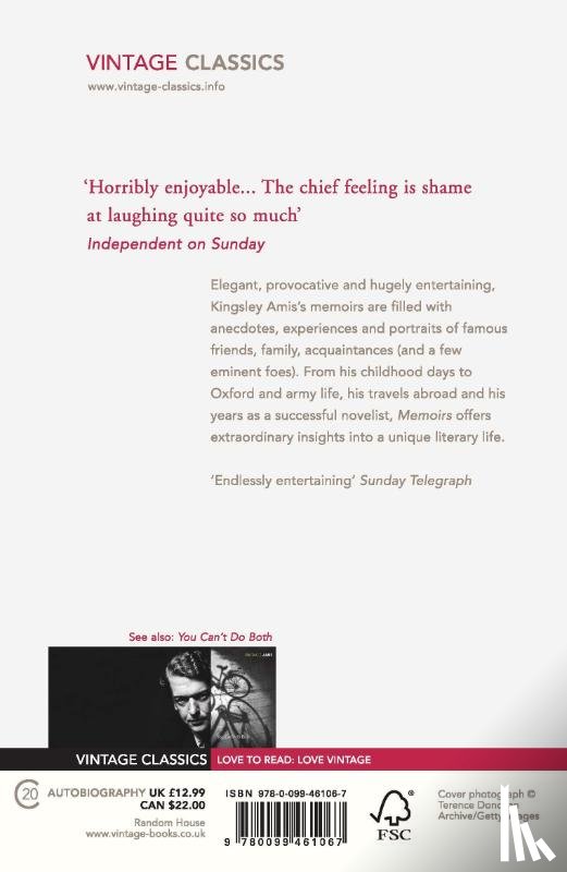 Amis, Kingsley - Memoirs