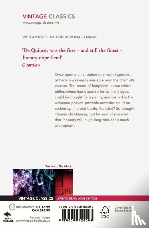 De Quincey, Thomas - Confessions of an English Opium-Eater