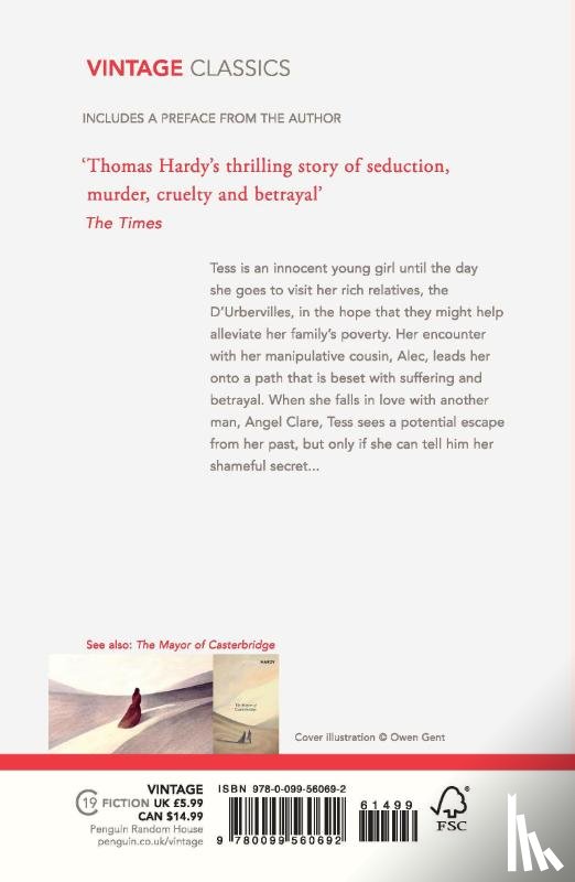 Hardy, Thomas - Tess of the D'Urbervilles
