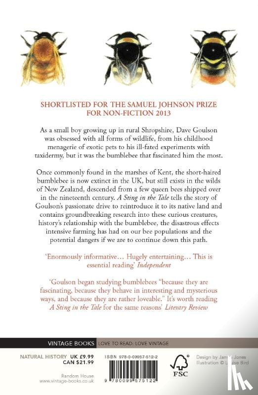 Goulson, Dave - A Sting in the Tale