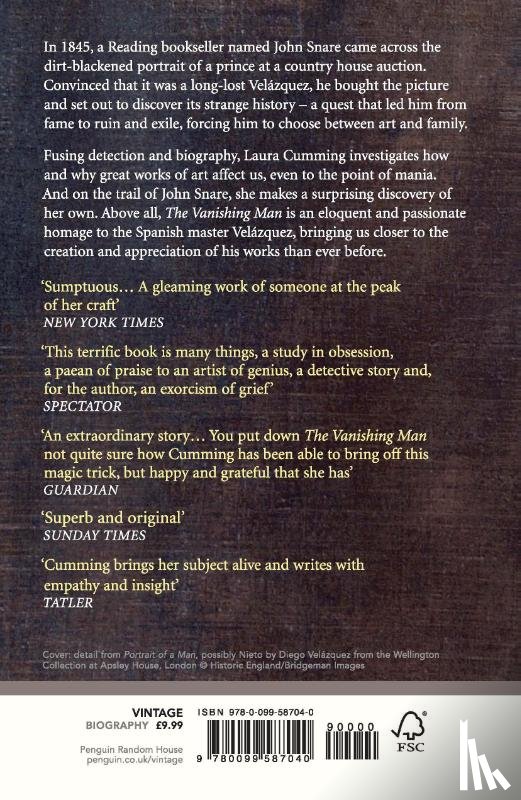 Cumming, Laura - The Vanishing Man