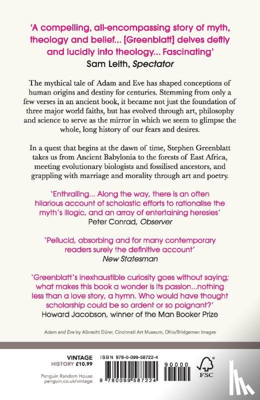 Greenblatt, Stephen - The Rise and Fall of Adam and Eve