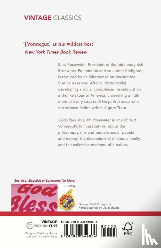 Vonnegut, Kurt - God Bless You, Mr Rosewater