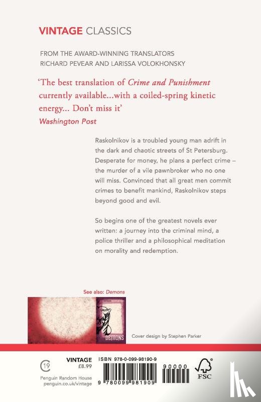 Dostoevsky, Fyodor - Crime and Punishment