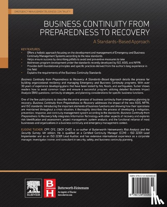 Tucker, Eugene (President - Business Continuity from Preparedness to Recovery
