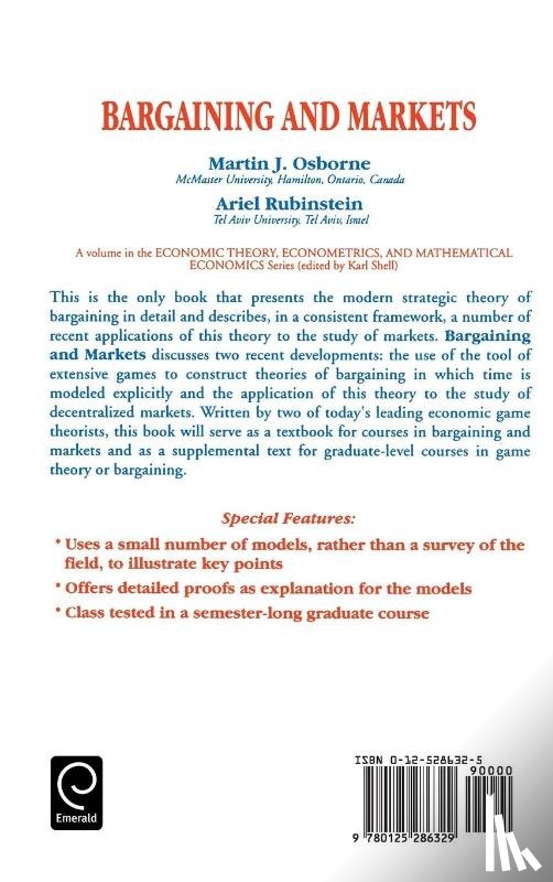  - Bargaining and Markets