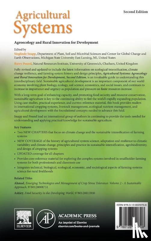  - Agricultural Systems: Agroecology and Rural Innovation for Development