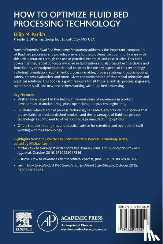 Parikh, Dilip (DPharma Group Inc - How to Optimize Fluid Bed Processing Technology