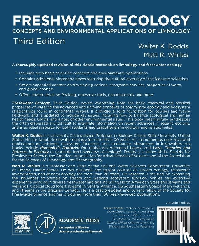 Dodds, Walter K. (Division of Biology, Whiles, Matt R. (Soil and Water Sciences Department - Freshwater Ecology