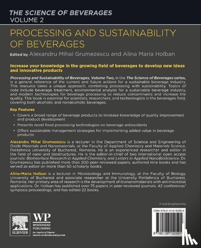  - Processing and Sustainability of Beverages