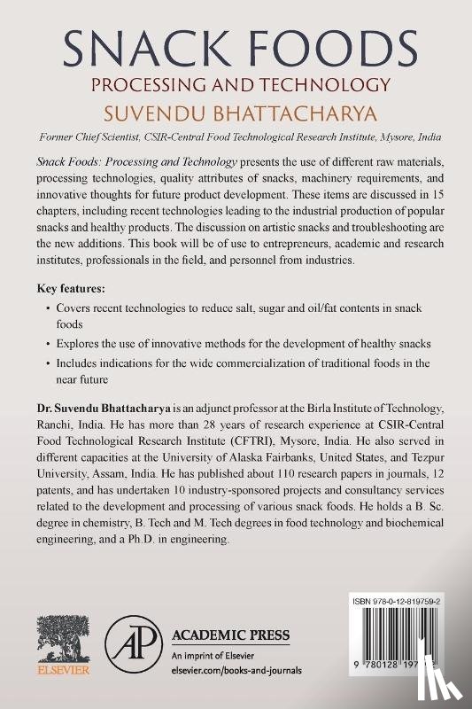 Bhattacharya, Suvendu (Adjunct Faculty - Snack Foods