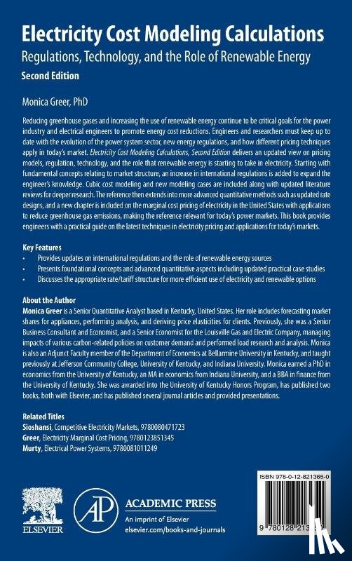 Greer, Monica (Senior Quantitative Analyst - Electricity Cost Modeling Calculations