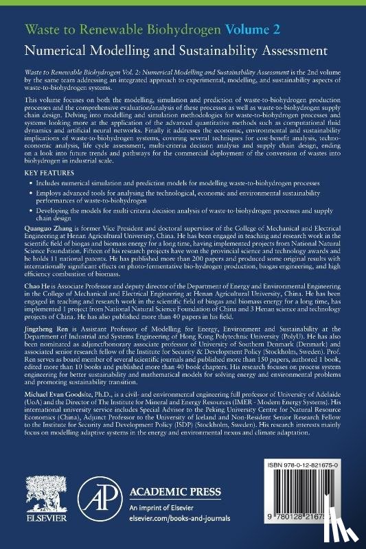  - Waste to Renewable Biohydrogen, Volume 2