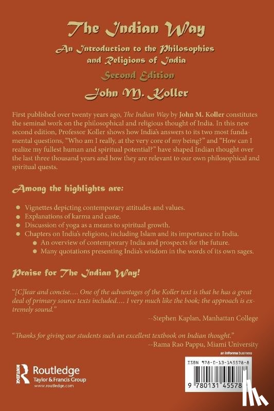 Koller, John M. - The Indian Way