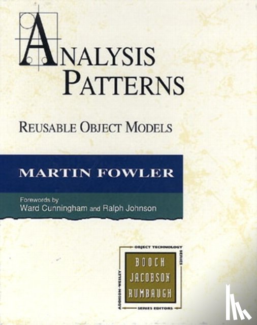 Fowler, Martin - Analysis Patterns