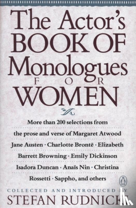 Various - The Actor's Book of Monologues for Women