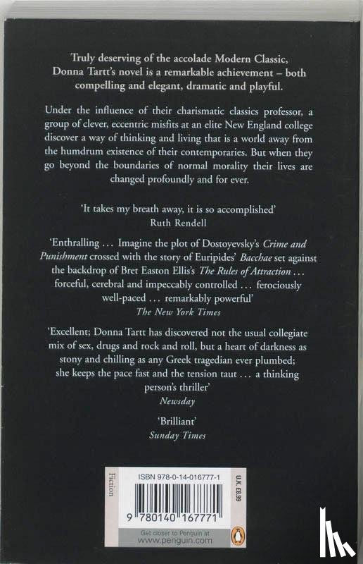 Tartt, Donna - The Secret History