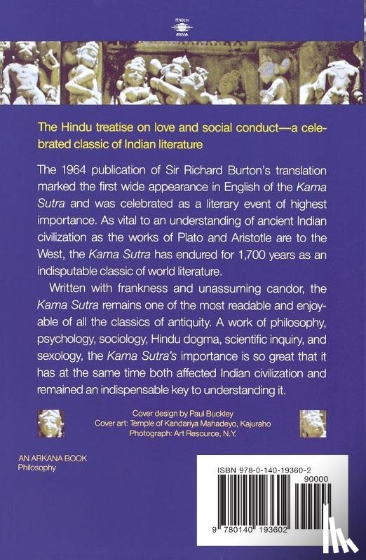 Vatsayana - The Kama Sutra of Vatsayana