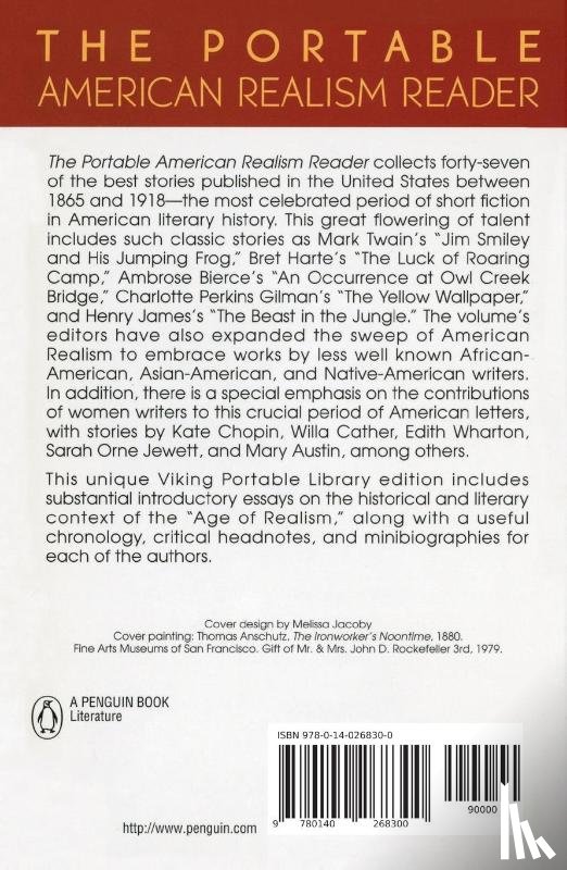 Various - The Portable American Realism Reader