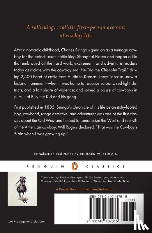 Charles A. Siringo - A Texas Cowboy