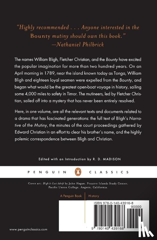 Bligh, William, Christian, Edward - The Bounty Mutiny
