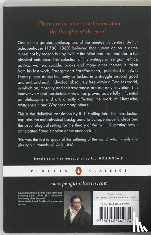 Schopenhauer, Arthur - Essays and Aphorisms