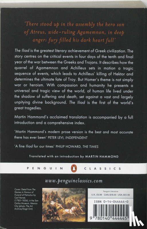 Homer - The Iliad
