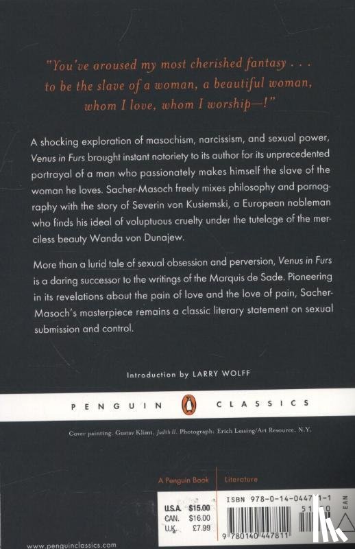 Sacher-Masoch, Leopold von - Venus in Furs