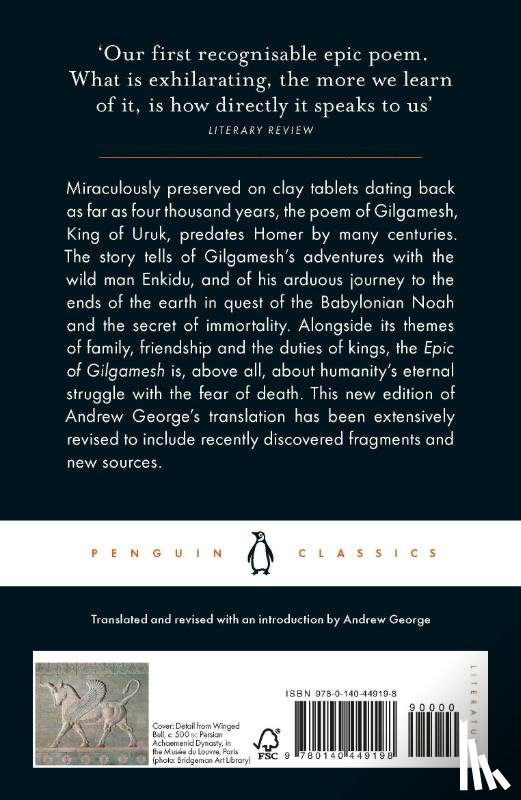 Anonymous, Anonymous - The Epic of Gilgamesh