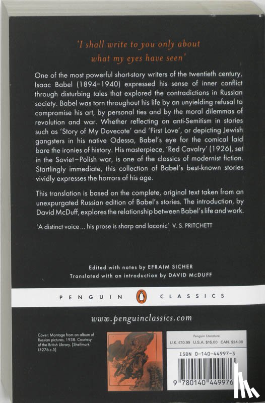 Babel, Isaac - Red Cavalry and Other Stories