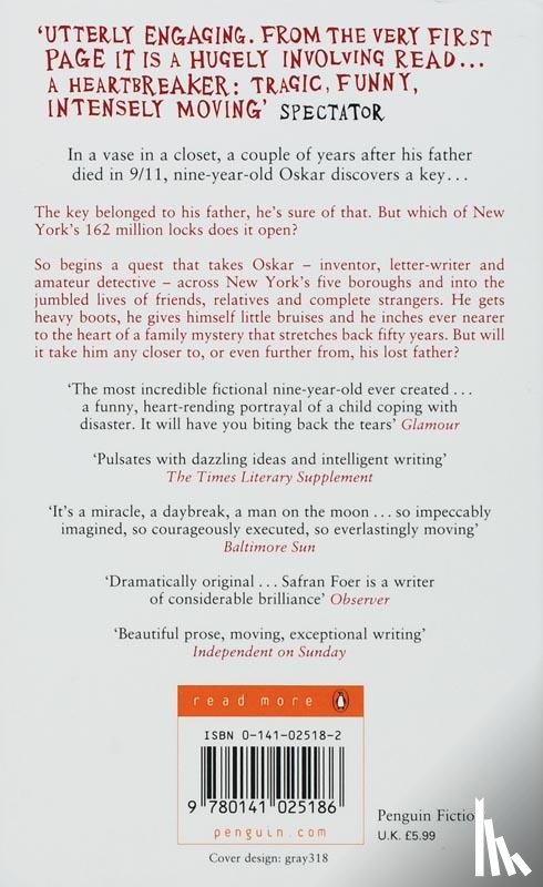 Foer, Jonathan Safran - Extremely Loud and Incredibly Close