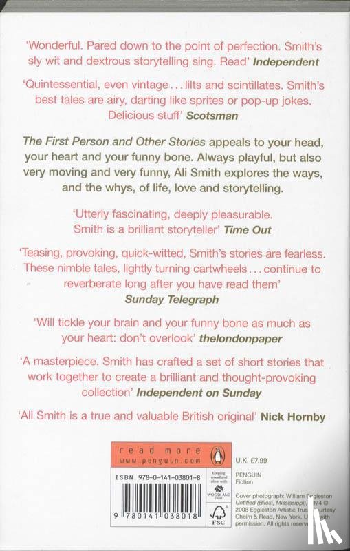 Smith, Ali - The First Person and Other Stories