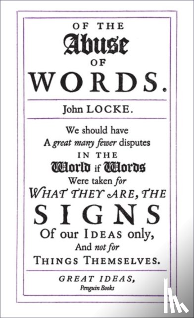 Locke, John - Of the Abuse of Words
