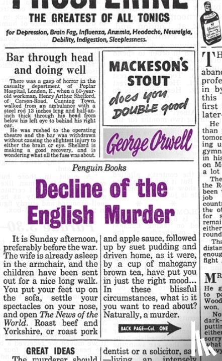 Orwell, George - Decline of the English Murder
