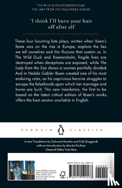 Ibsen, Henrik - Hedda Gabler and Other Plays