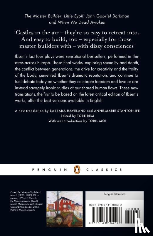 Ibsen, Henrik - The Master Builder and Other Plays