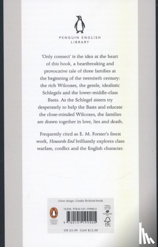 Forster, E. M., Forster, E.M. - Howards End