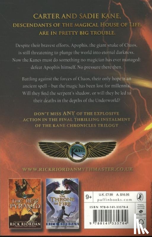 Riordan, Rick - The Serpent's Shadow (The Kane Chronicles Book 3)