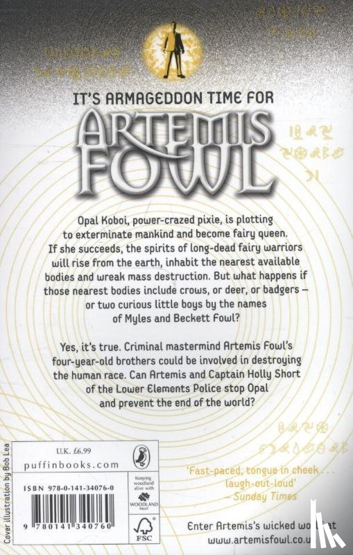 Colfer, Eoin - Artemis Fowl and the Last Guardian