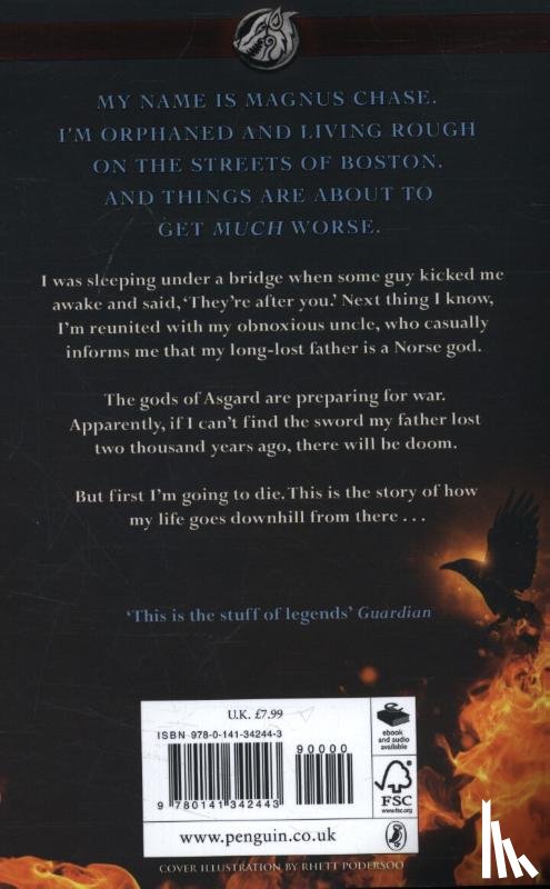 Riordan, Rick - Magnus Chase and the Sword of Summer (Book 1)